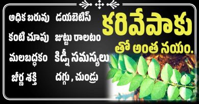 Karivepaku Benefits - కరివేపాకు ఉపయోగాలు