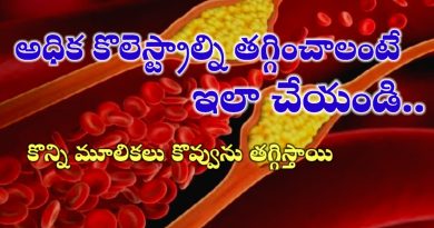 Cholesterol Tips In Telugu